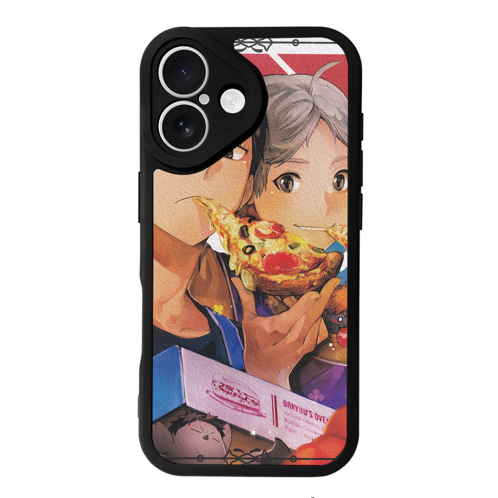 （画像用） ハイキュー!! Haikyu!! 【iPhone 16シリーズ対応】シリコンスマホケース（レザー調） 材質：シリコン